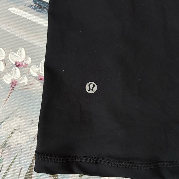 LULULEMON Black Crossover Racerback Tank Top Exercise Gym Workout Yoga - Picture 8 of 10